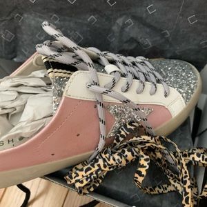 Shu shop slip on star sneakers size 7 glitter